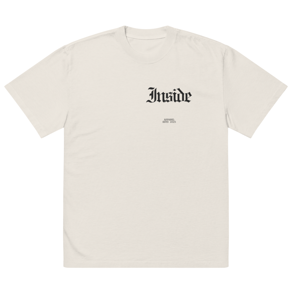 Inside Apparel Oversized Faded T-Shirt