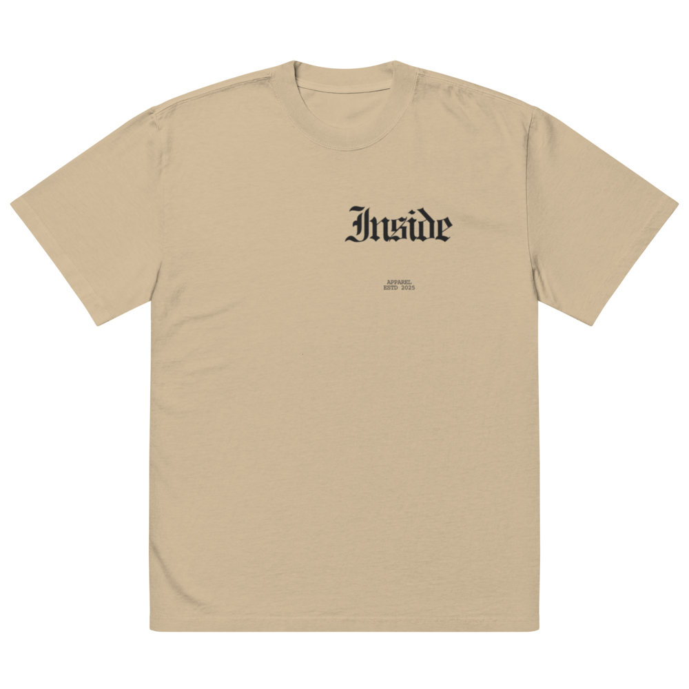 Inside Apparel Oversized Faded T-Shirt