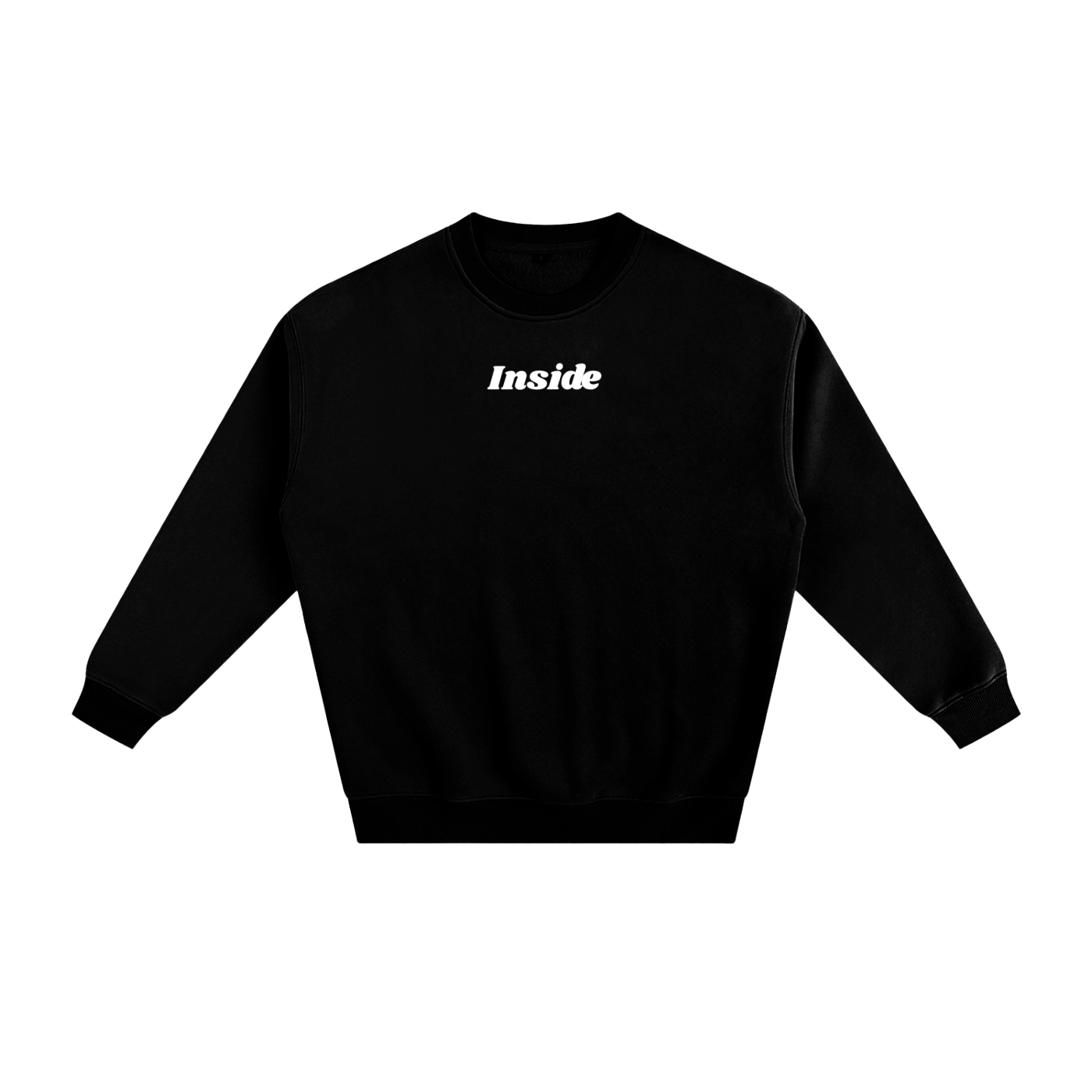 Inside Solid Color Fleece Sweatshirt