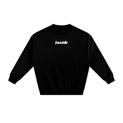Inside Solid Color Fleece Sweatshirt
