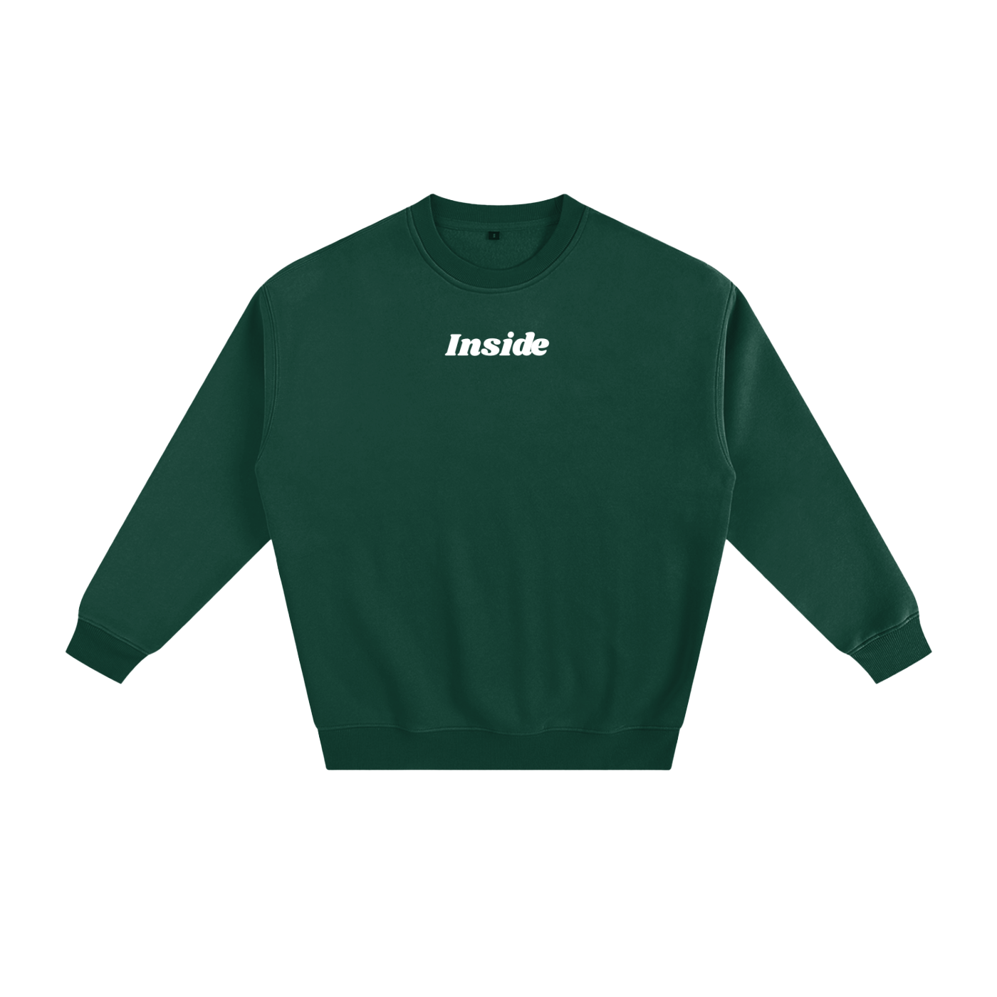 Inside Solid Color Fleece Sweatshirt