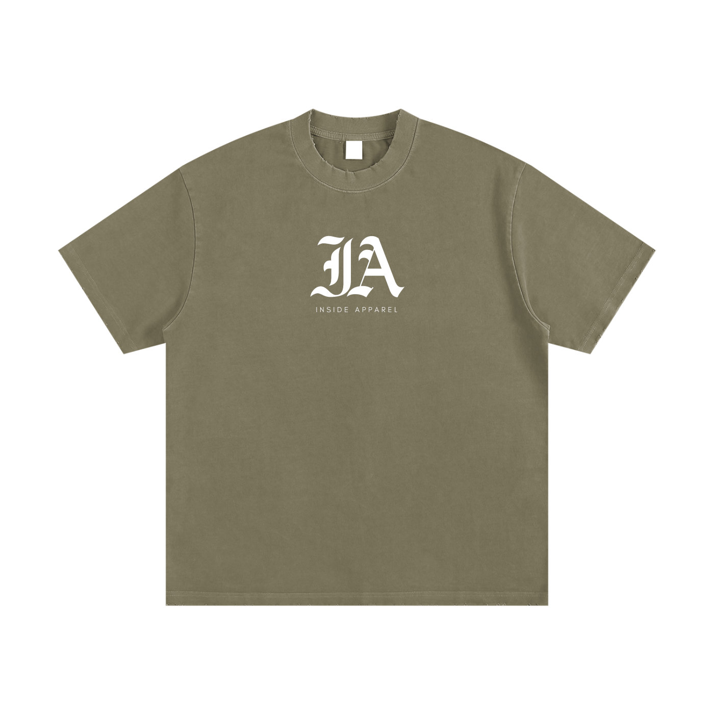 Heavyweight Vintage Washed Frayed T-Shirt