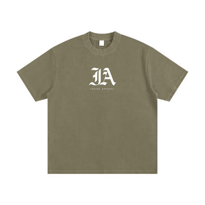 Heavyweight Vintage Washed Frayed T-Shirt