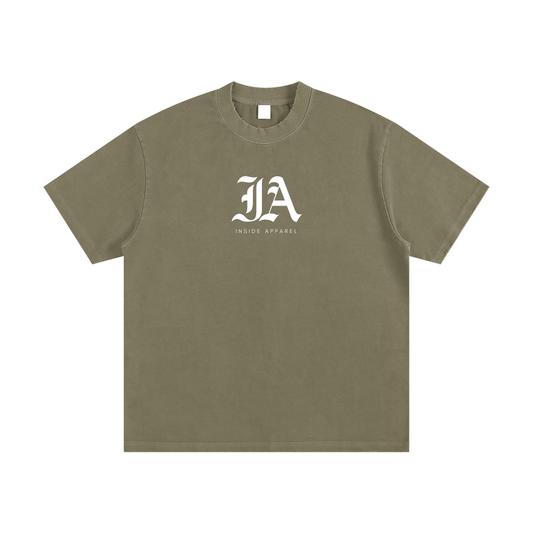 Heavyweight Vintage Washed Frayed T-Shirt