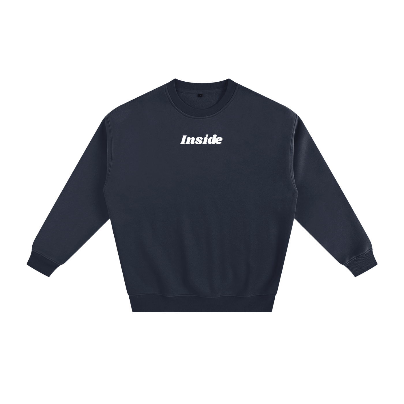Inside Solid Color Fleece Sweatshirt