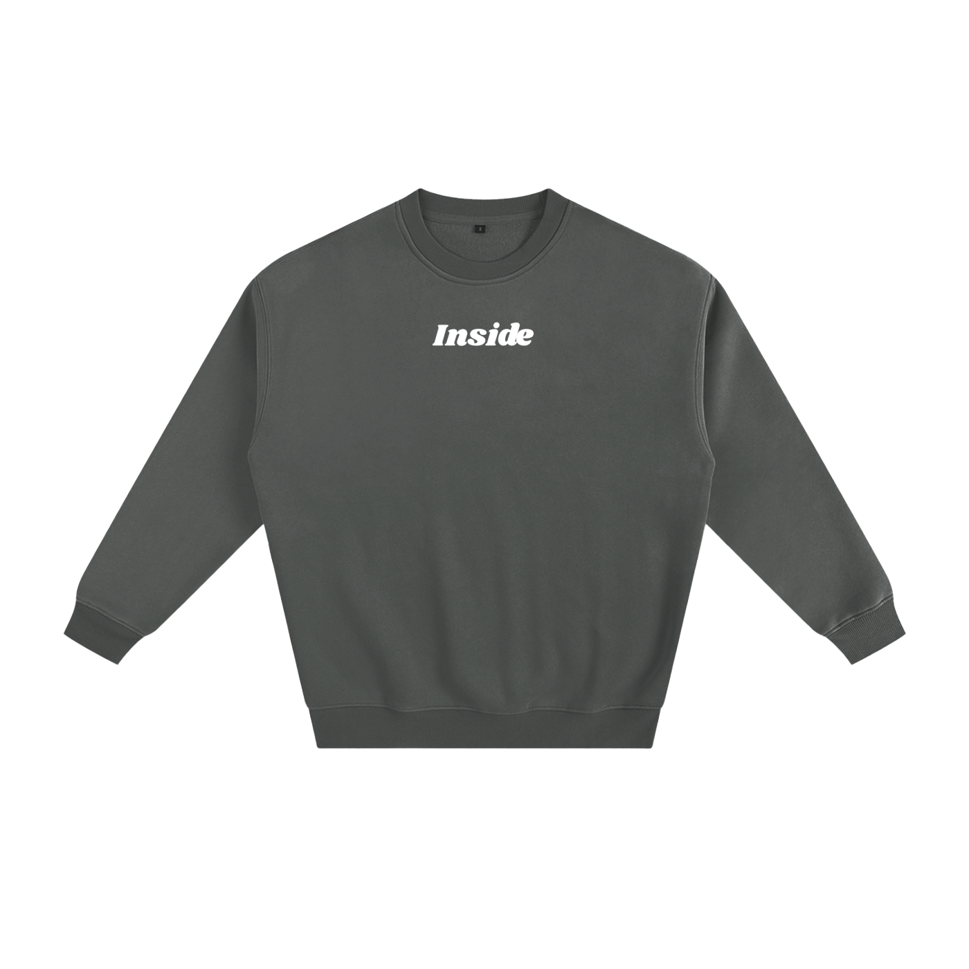 Inside Solid Color Fleece Sweatshirt