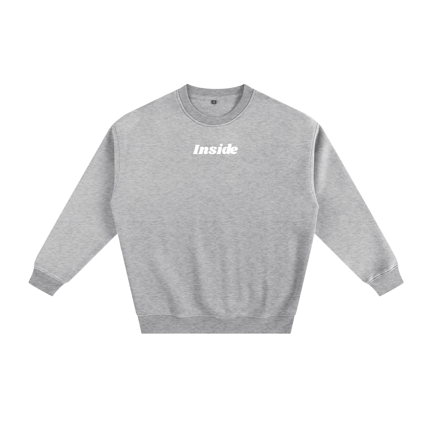 Inside Solid Color Fleece Sweatshirt
